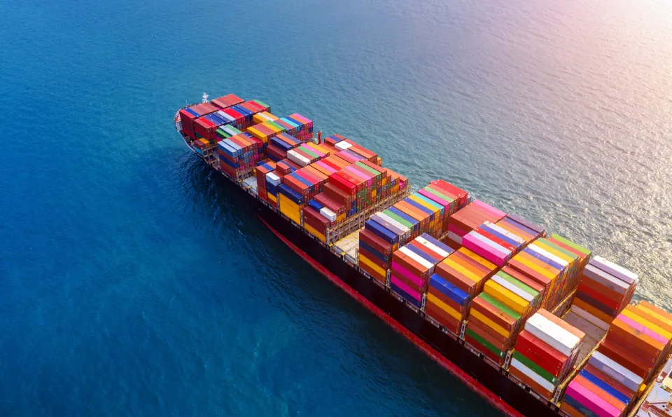 Sea freight logistics and container shipping services